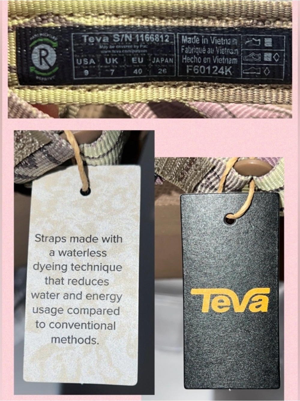 Teva size 9 Flatform Sandals - Picture 8 of 8
